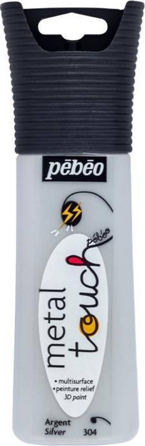 Touch Deco Ahşap Boyası 30 ML Metal Gümüş