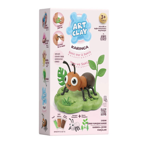 Karınca - Art Clay Minik Canlılar Süper Hafif Kil