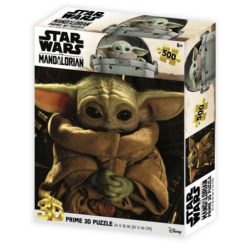Prime 3D Star Wars The Mandalorian Grogu Puzzle 500 Parça