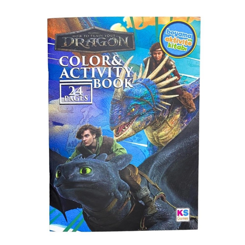 Ks Games Ejderhanı Nasıl Eğitirsin Boyama Ve Aktivite Kitabı