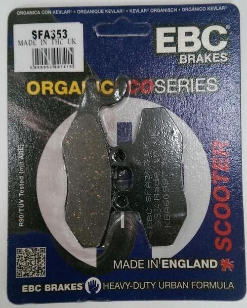 Sfa353 2021-2023 Piaggio Beverly S 400 Uyumlu Ön Fren Balatası Organik Balata