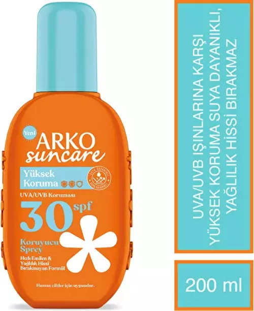Suncare Spf30+ Yüksek Korumalı Vücut Güneş Spreyi 200 Ml