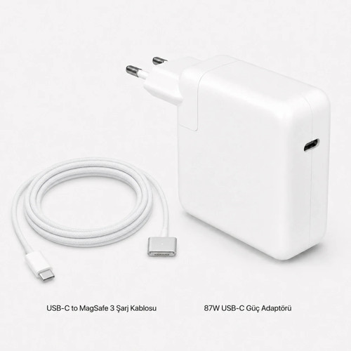 Apple MacBook Air 15 inç M4 (2025) 87W USB-C Magsafe 3 Güç Adaptörü