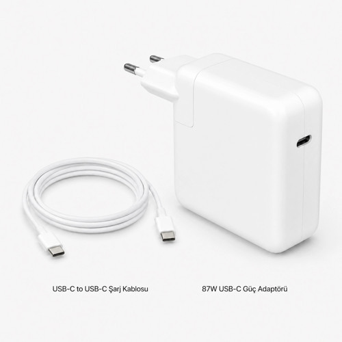 Apple MacBook Pro 15 inç (2018) 87W USB-C Güç Adaptörü