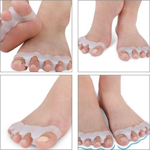 1 Çift Ayak 5 Parmak Ayıran Silikon Bunyon Ayırıcı Makara Halluks Valgus