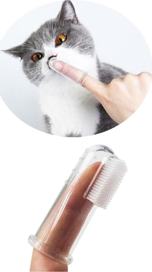 Kedi Köpek  Parmak Diş Fırçası Slikon Evcil Hayvan Diş Fırçası Yumuşak Tartar Diş Kaşıyıcı