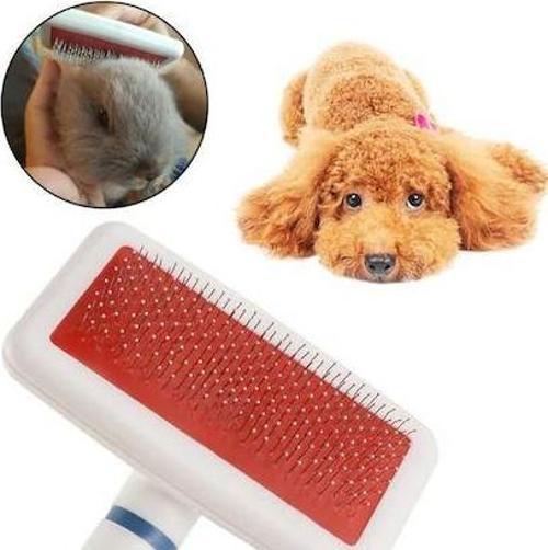 Telli Tarak Beyaz Köpek Ve Kedi Kaşıma aparatı Evcil Hayvan Fırçası