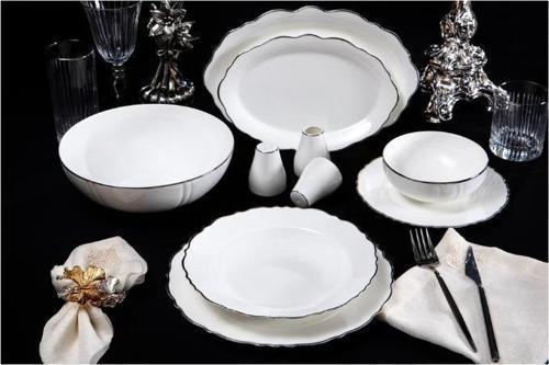 Victoria Silver 56 Parça Yemek Takımı