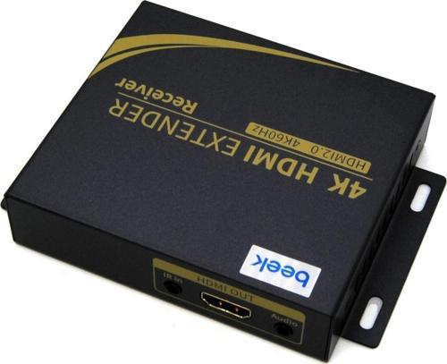 HDMI Sinyal Uzatma Cihazı, 4K 60 metre, 1080p 100 metre, Verici (Sender) ve Alıcı (Receiver) Bi