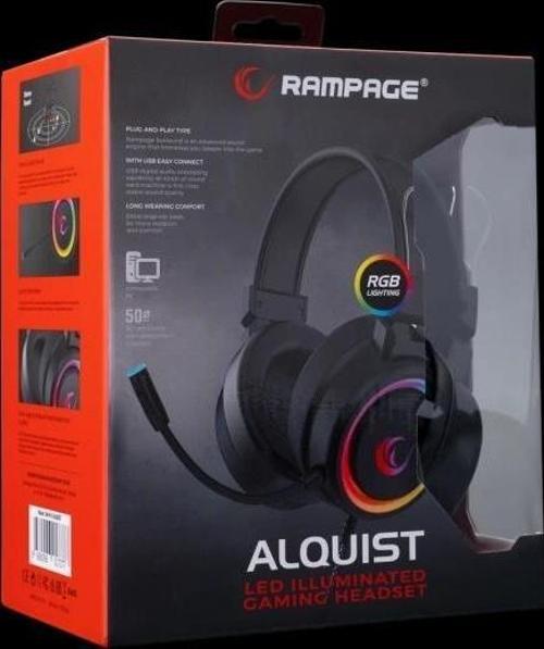 Sn-r10 Alquıst Siyah 3,5mm Rgb Gaming Oyuncu Mikrofonlu Kulaklık