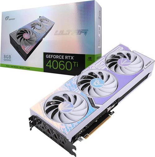GeForce RTX 4060 Ti iGame Ultra W OC 8GB GDDR6 128Bit HDMI/DP Ekran Kartı