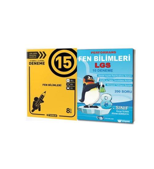 8. Sınıf Fen Bilimleri 15 li Deneme Ve  Lgs  Fen Bilimleri Performans 10'lu Branş Denemeleri