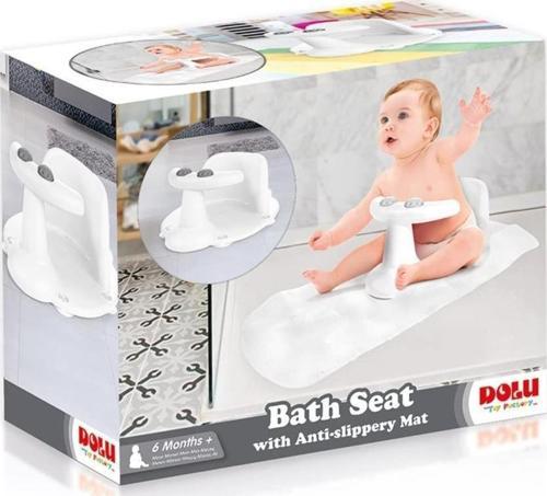 Oyuncak 7052 Vantuzlu Kaymaz Paspaslı Bebek Banyo Oturağı Oyuncaklı Koltuğu Seat Bath