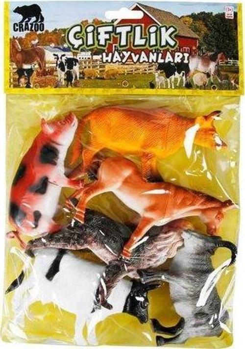 Çiftlik Hayvanları Büyük Poşet 6lı