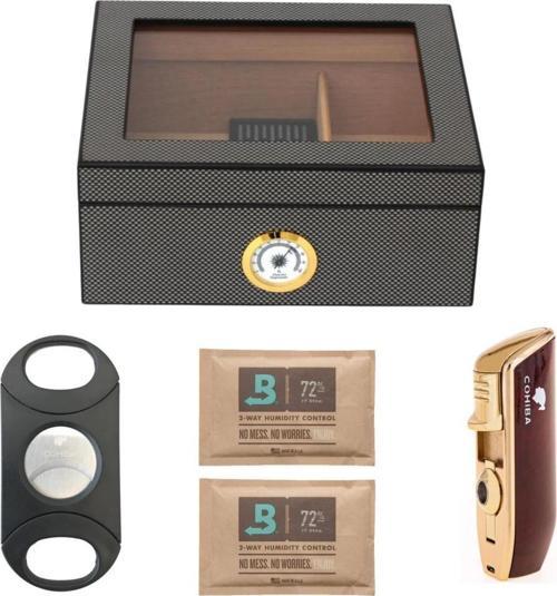 PremiumQuality Orta Humidor Puro Seti (2 Adet Boveda 72 60 Gram Hediyeli)