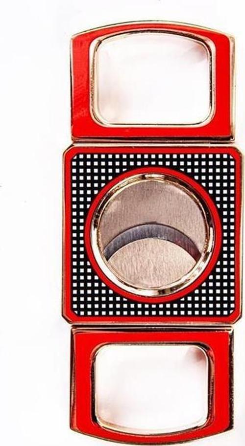 PQ Kırmızı Cohiba Desenli Puro Makası Kesici