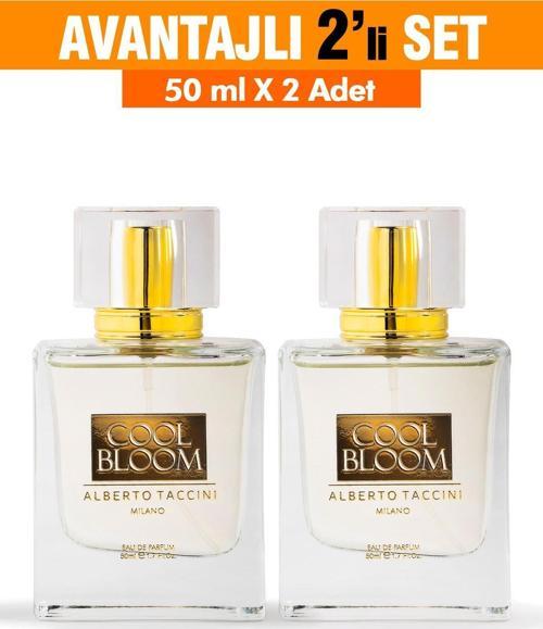 2'Li Set Alberto Taccini Cool Bloom Kadın Parfüm 50 ml
