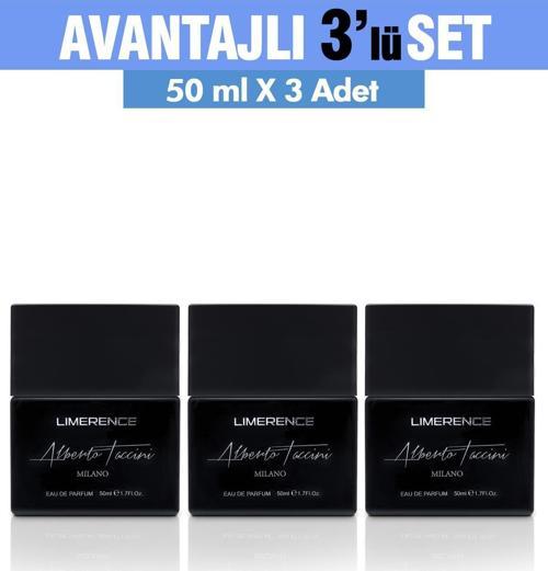 3'Lü Set Alberto Taccini  Limerence Erkek Parfüm