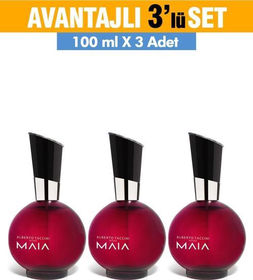3'Lü Set Alberto Taccini MAIA Kadın Parfümü -100 ml