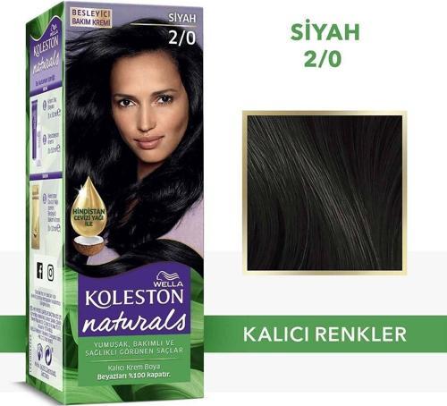 Naturals Saç Boyası 2/0 Siyah