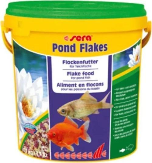 Pond Flakes 10 lt 1.7 kg Orijinal Kovasında Havuz Balıkları için Pul Yem