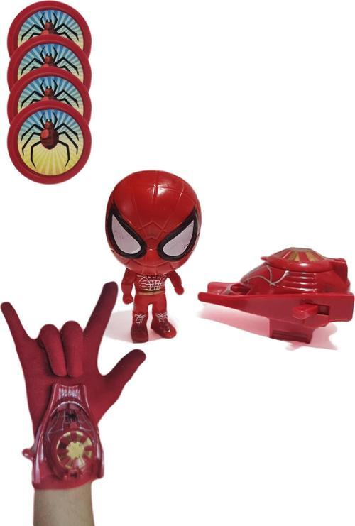 9 cm Spiderman Pop Figür Taso Atan Eldiven Spiderman Figür Set Pop Örümcek Adam Taso Eldiven