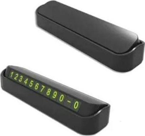 Araç İçi Telefon Numara Standı Acılır Kapanabilir Numaratör Ön Torpido Üstü Telefon Numaralığı