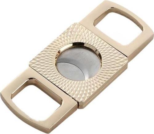 PQ Rose Gold Gövdesi İşlemeli Metal Puro Makası Kesici
