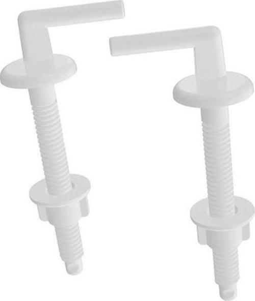 Klozet Kapağı Montaj Vidası Seti 4 Parça 2 Adet 10 Cm Pvc Klozet Kapağı Montaj Vidası
