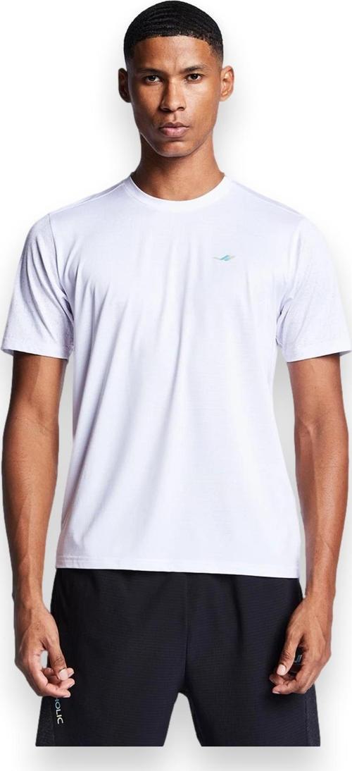 24B-1012 Koşu Kısa Kol T Beyaz Erkek T-Shirt