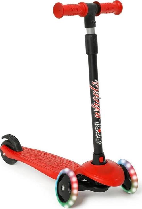 Işıklı Star Scooter Kırmızı