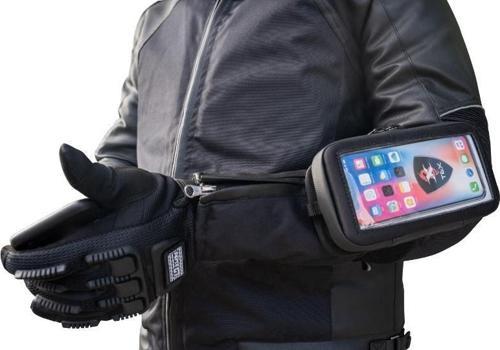 70632 Su Geçirmez Kol Bağlantılı Kurye Telefon Tutucu Cüzdanlı Motosiklet Çantası