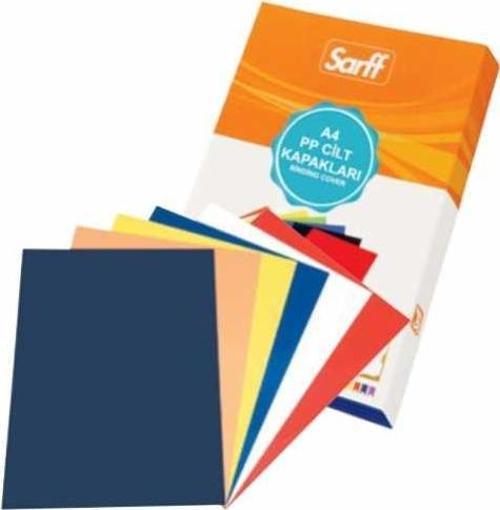 A4 Opak Kırmızı PP Cilt Kapağı (50 li Paket)