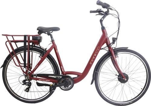 Moven 28 Jant 51K Unisex Elektrikli Bisiklet Bordo