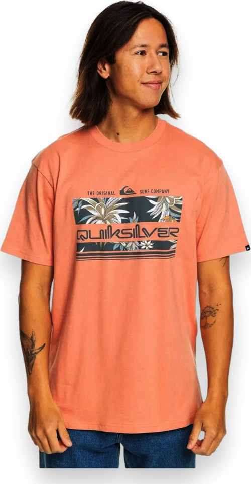 Eqyzt07679 Tropical Rainbow Ss Mercan Erkek T-Shirt