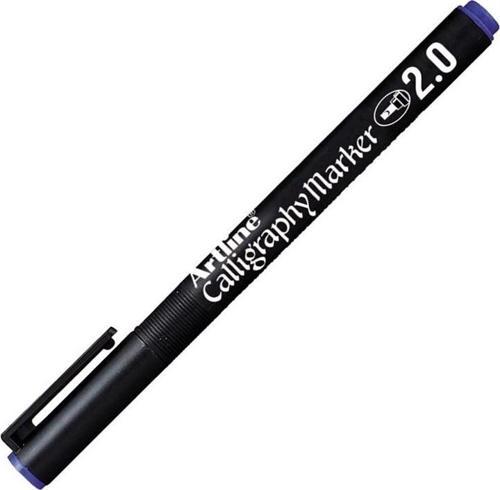 Kaligrafi Kalemi Supreme Calligraphy Pen 2.0 Mavi (12 Li Paket)