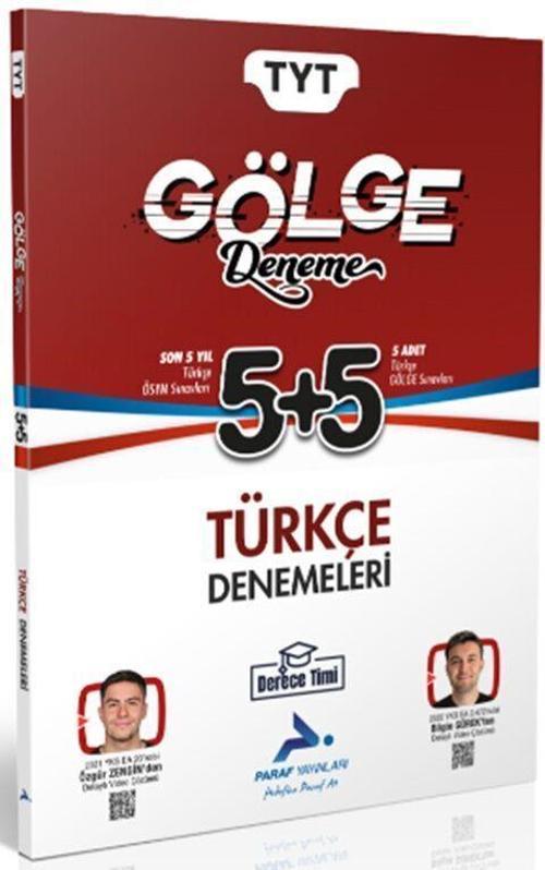 TYT Türkçe Gölge Deneme Paraf Yayınları
