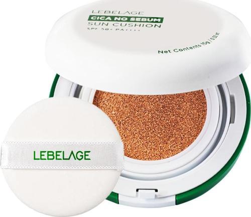 Yağlanma Karşıtı Centella İçeren Kapatıcı Güneş Koruyucu LEBELAGE NO Sebum Cushion SPF50+ pa++++