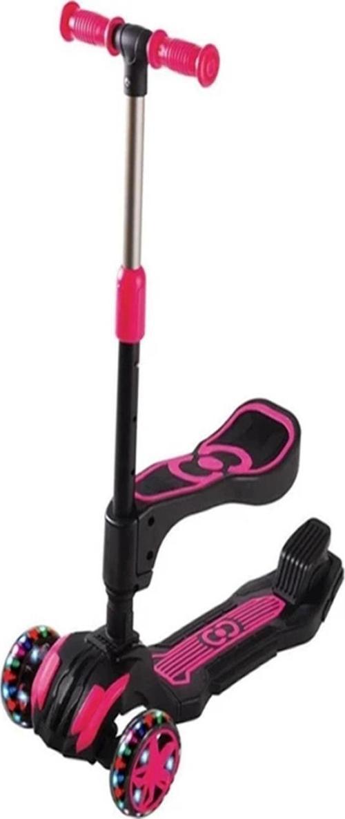 Combo Oturaklı Işıklı Çocuk Scooter