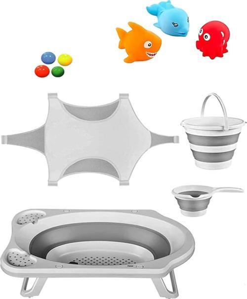 Katlanır Bebek Yıkama Banyo Seti 6 Parça