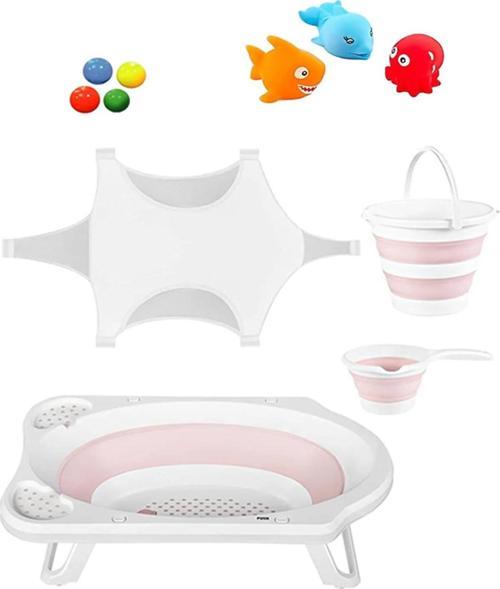 Katlanır Bebek Yıkama Banyo Seti 6 Parça
