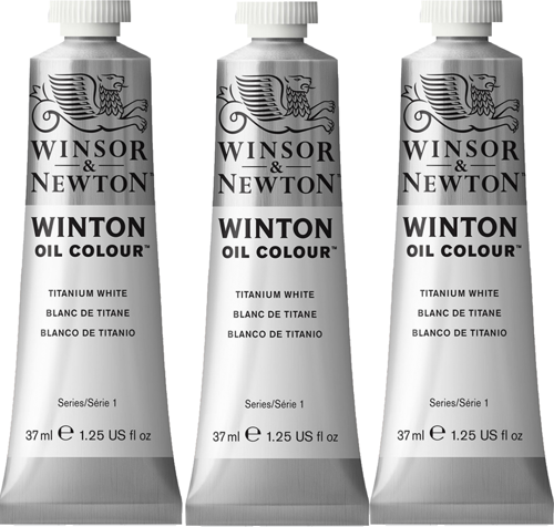 Yağlı Boya 37 ml Titanium White Set 3 Adet