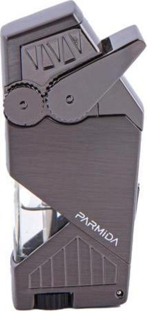 Çift Torch Pürmüz Gunmetal Puro Çakmağı