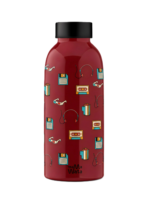 Retro Hit Paslanmaz Çelik Termos Matara 470 ml Sızdırmaz Yalıtımlı Suluk