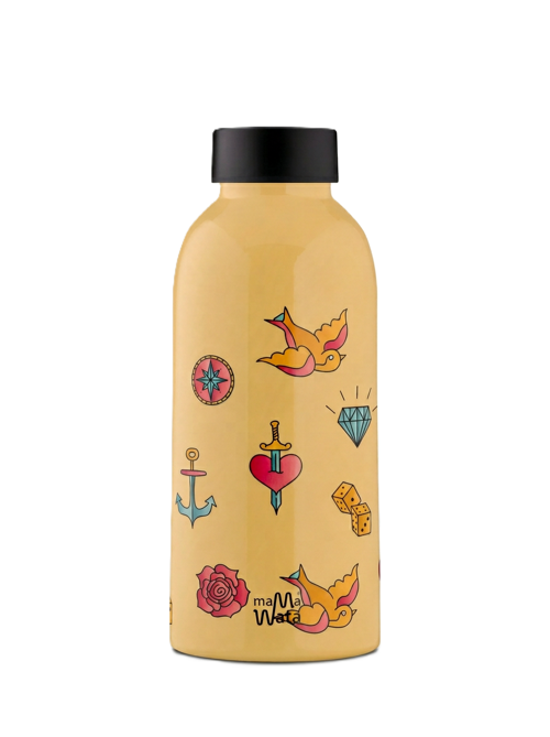 Tattoo Paslanmaz Çelik Termos Matara 470 ml Sızdırmaz Yalıtımlı Suluk