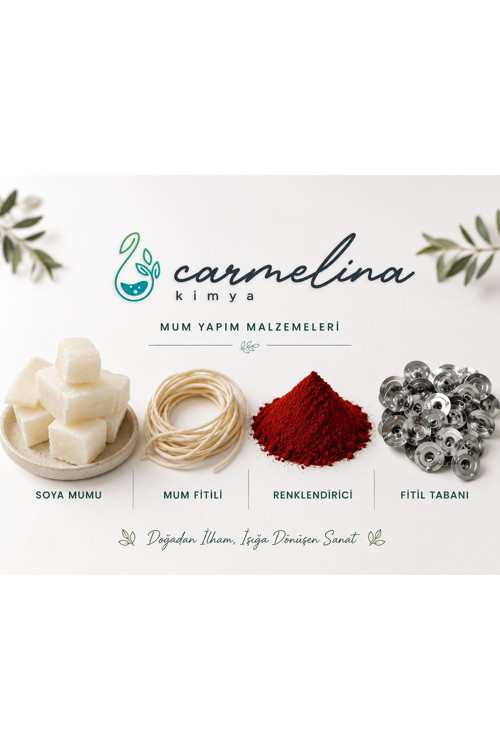 Soya Wax Mum Yapım Seti- 5
