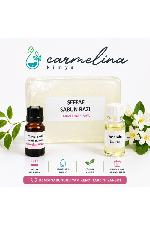 Şeffaf Sabun Bazı, Kahverengi Boya Ve Esans