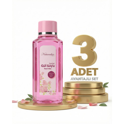 Gül Suyu 3x250 Ml