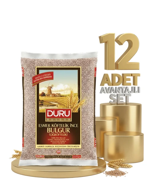 Esmer Çiğ Köfte Bulgur 12x1 Kg