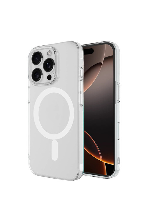 İphone 16 Pro Magsafeli Şeffaf Kılıf
